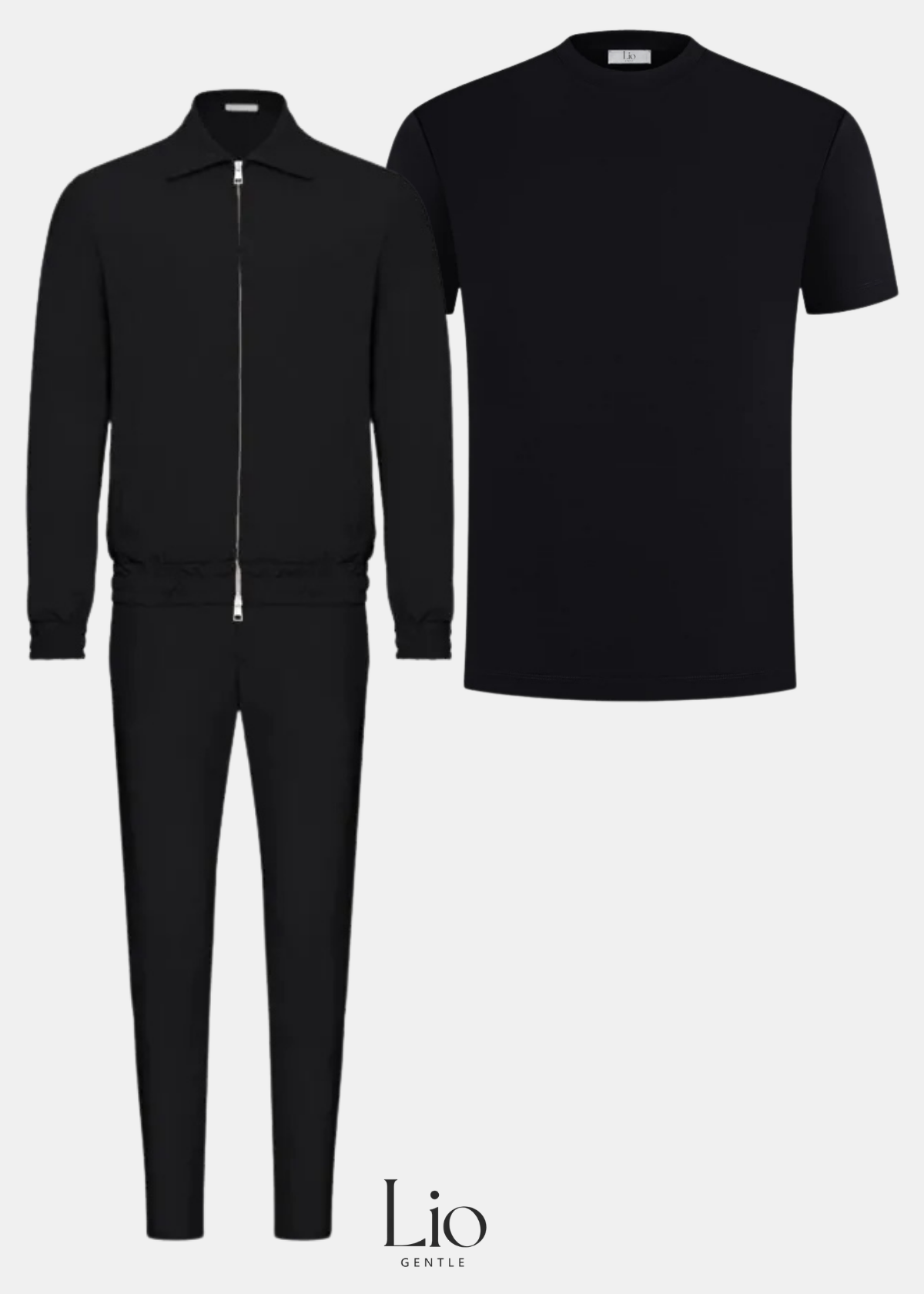 Combiset | Techsuit | T-Shirt | Zwart