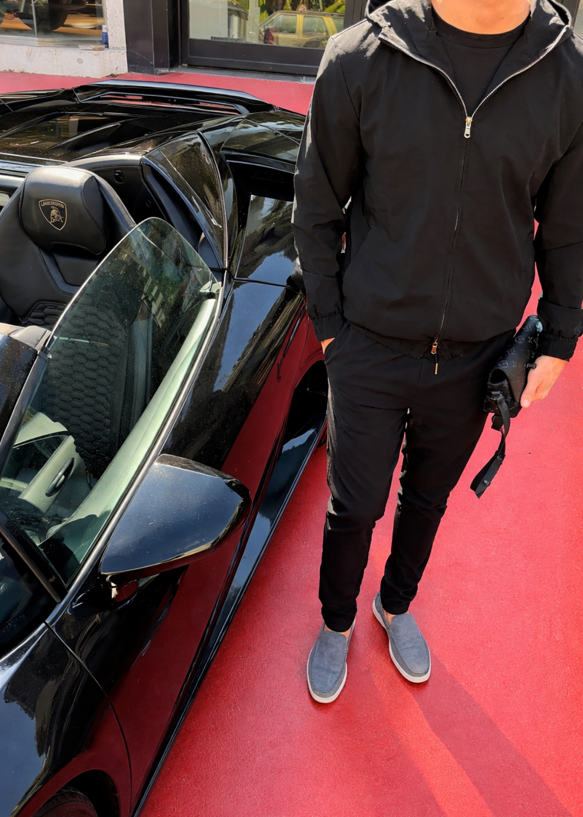 Lio techsuit | Capuchon | Zwart