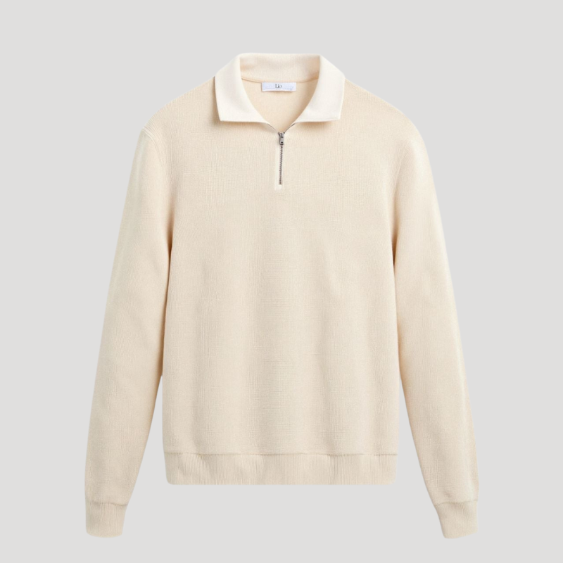 LIO | Classic Knitted Wool Zip Sweater