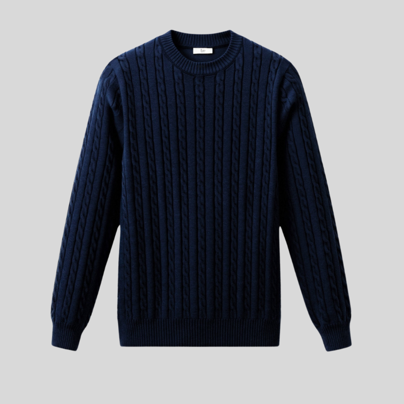 LIO | Premium O-neck Cable Knitted Pullover