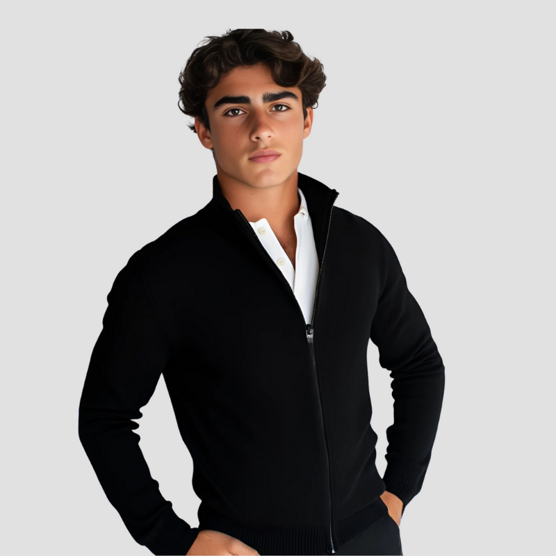 LIO™ | KNITTED FULL ZIP CARDIGAN