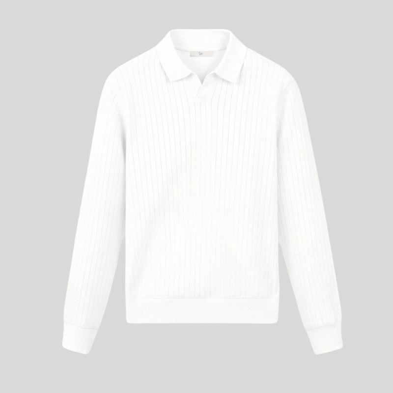 LIO |  Striped Long Sleeve Polo